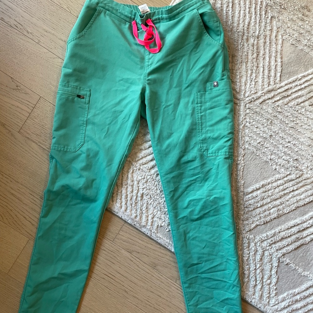 Surgical Green Figs Scrub Kade Cargo pants - gently used, almost new